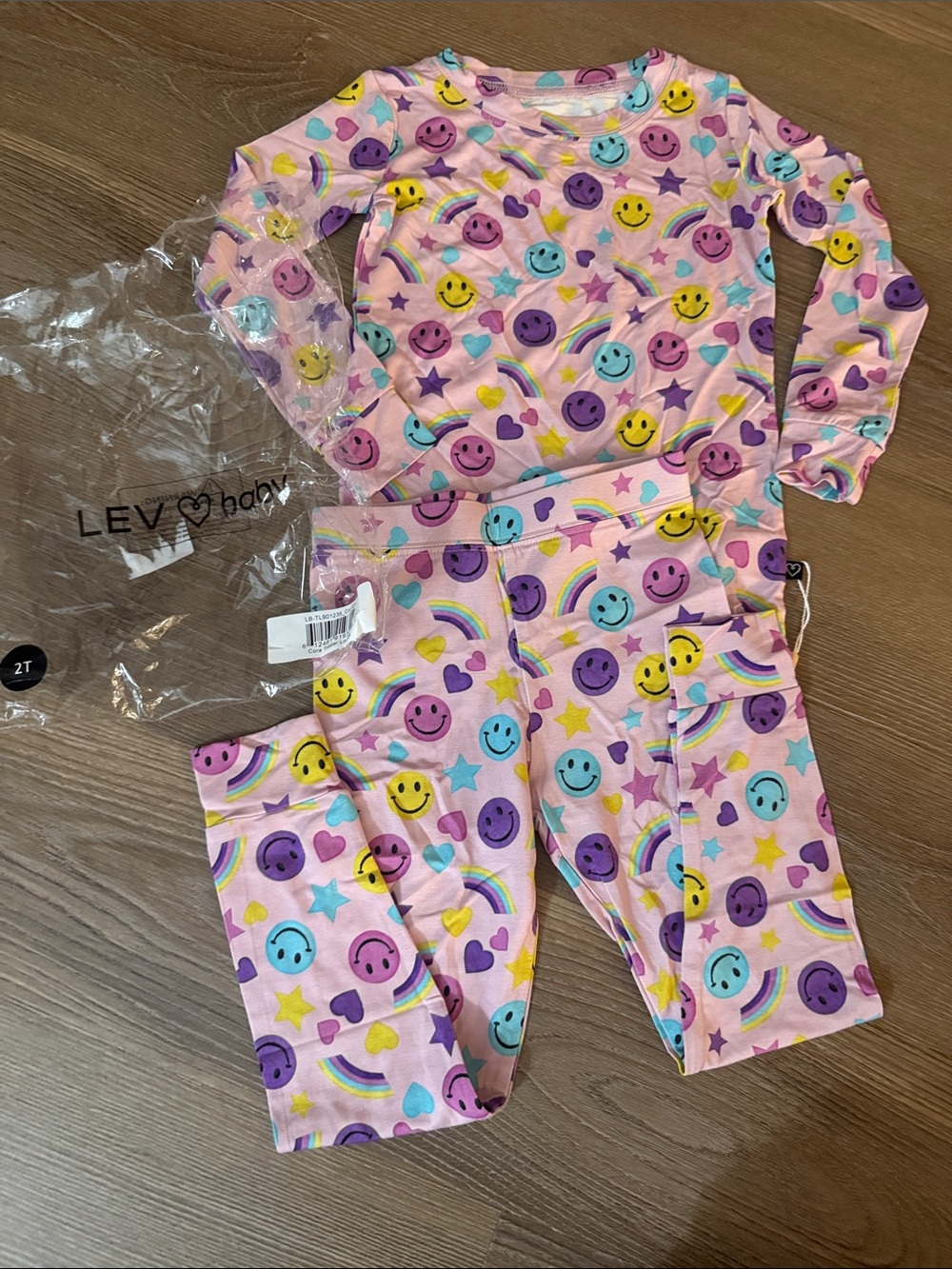 NWT Lev Baby Cora Toddler Lounge 2 piece pajama set - 2T